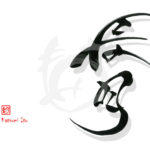 デザイン書道：作品2582「長月」